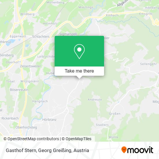 Gasthof Stern, Georg Greißing map