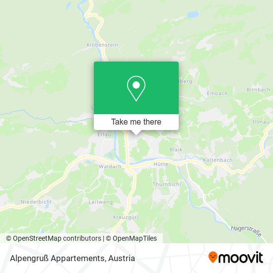 Alpengruß Appartements map