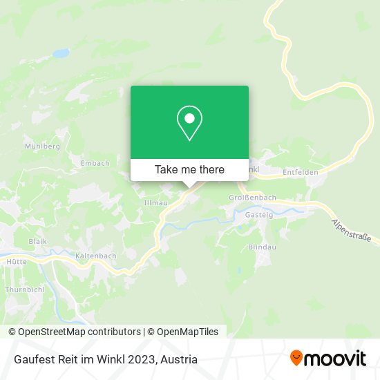 Gaufest Reit im Winkl 2023 map