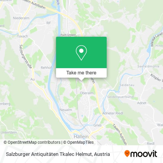 Salzburger Antiquitäten Tkalec Helmut map