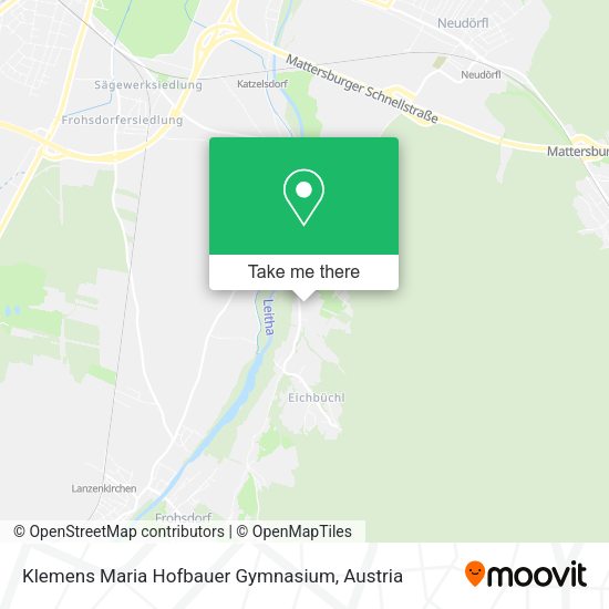 Klemens Maria Hofbauer Gymnasium map