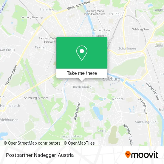 Postpartner Nadegger map