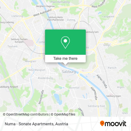 Numa - Sonate Apartments map