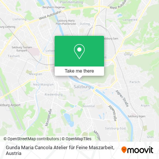 Gunda Maria Cancola Atelier für Feine Maszarbeit map