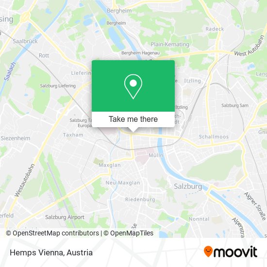 Hemps Vienna map