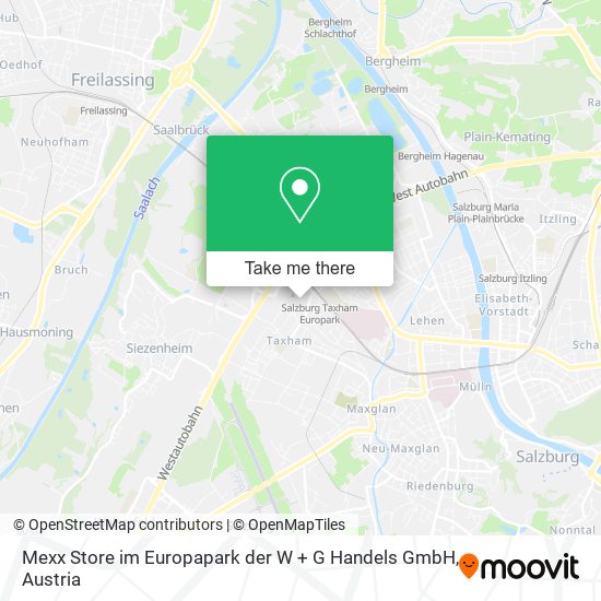 Mexx Store im Europapark der W + G Handels GmbH map