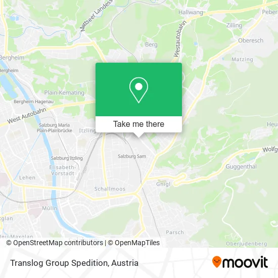 Translog Group Spedition map