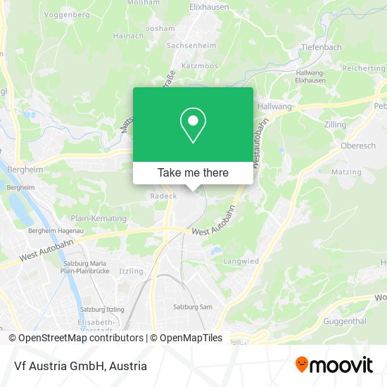 Vf Austria GmbH map