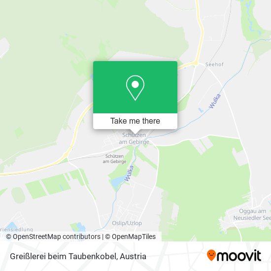 Greißlerei beim Taubenkobel map