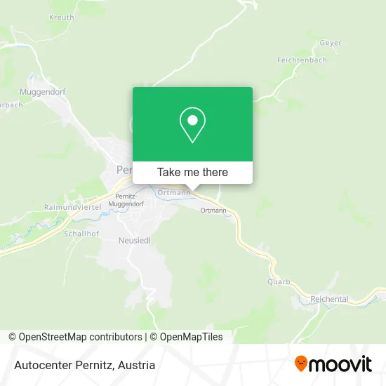 Autocenter Pernitz map
