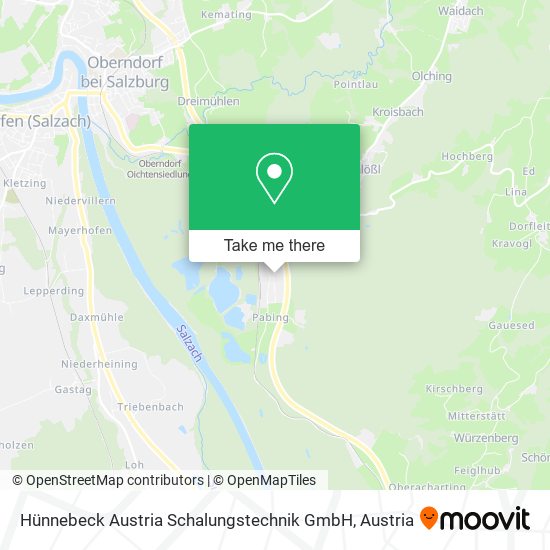 Hünnebeck Austria Schalungstechnik GmbH map