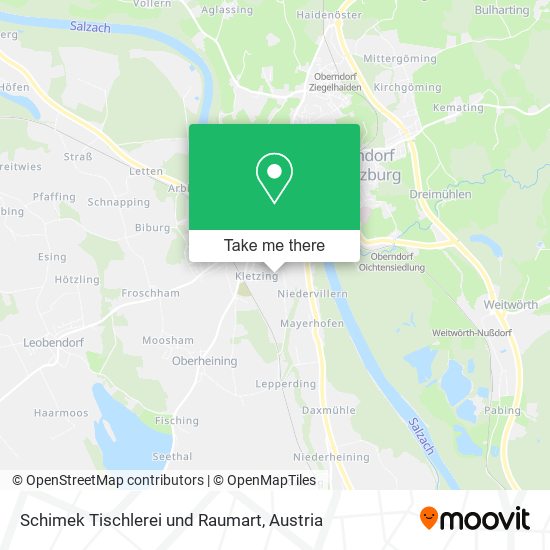 Schimek Tischlerei und Raumart map
