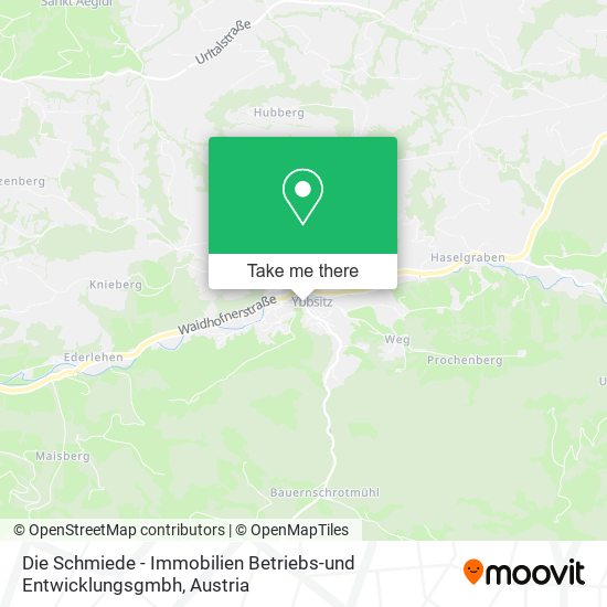 Die Schmiede - Immobilien Betriebs-und Entwicklungsgmbh map