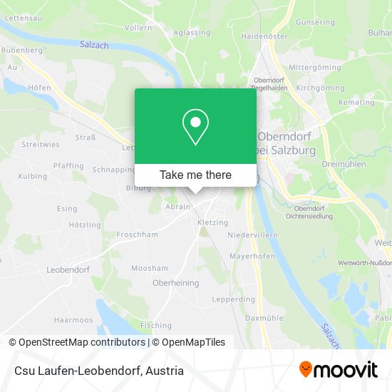 Csu Laufen-Leobendorf map
