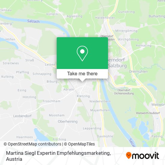 Martina Siegl Expertin Empfehlungsmarketing map