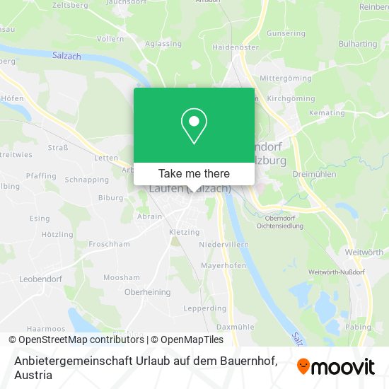 Anbietergemeinschaft Urlaub auf dem Bauernhof map