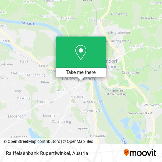 Raiffeisenbank Rupertiwinkel map