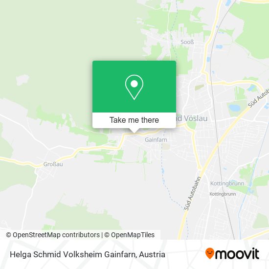 Helga Schmid Volksheim Gainfarn map
