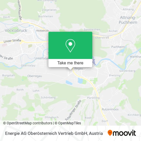 Energie AG Oberösterreich Vertrieb GmbH map