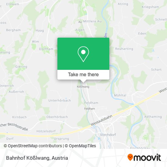 Bahnhof Kößlwang map