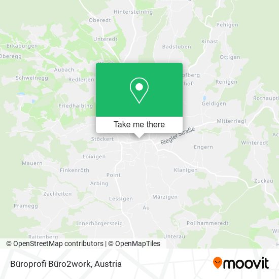 Büroprofi Büro2work map