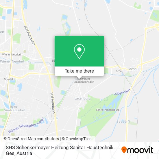 SHS Schenkermayer Heizung Sanitär Haustechnik Ges map
