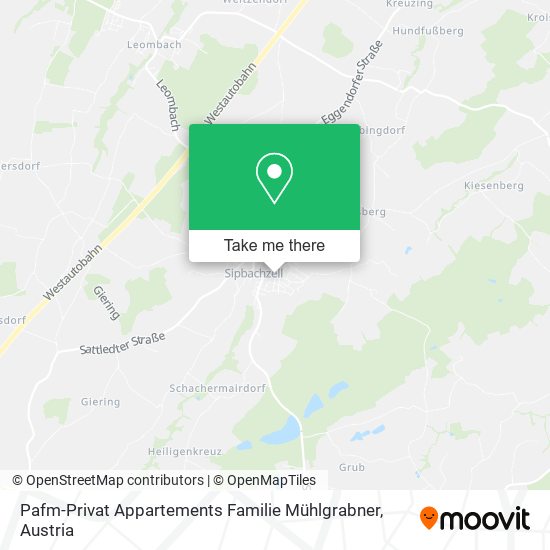 Pafm-Privat Appartements Familie Mühlgrabner map