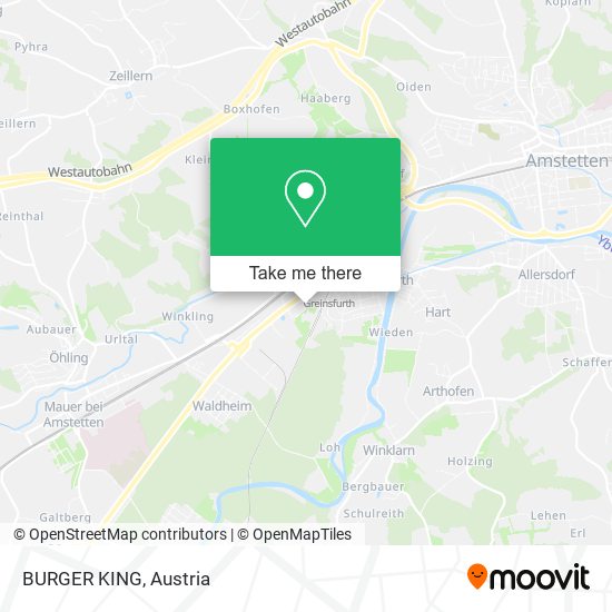 BURGER KING map