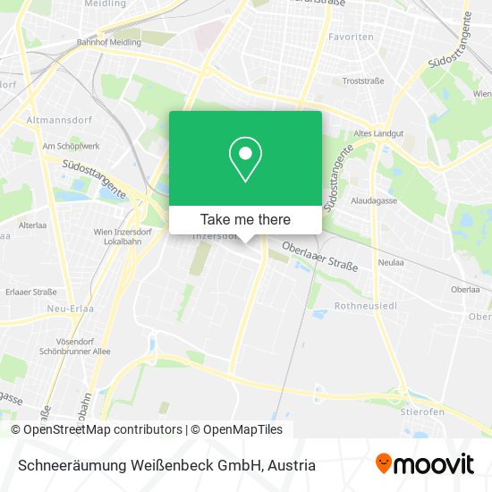 Schneeräumung Weißenbeck GmbH map
