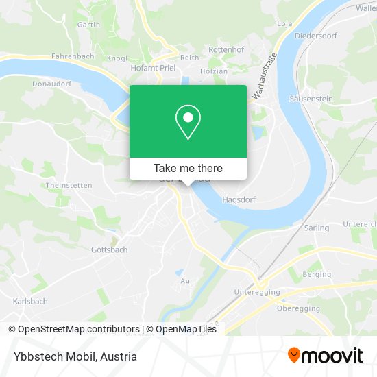 Ybbstech Mobil map