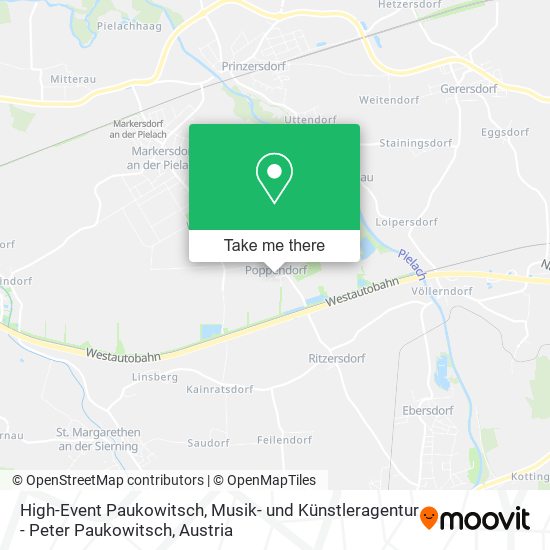 High-Event Paukowitsch, Musik- und Künstleragentur - Peter Paukowitsch map
