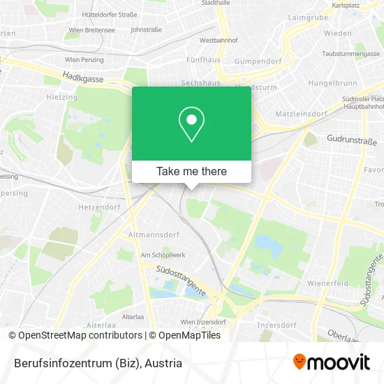 Berufsinfozentrum (Biz) map