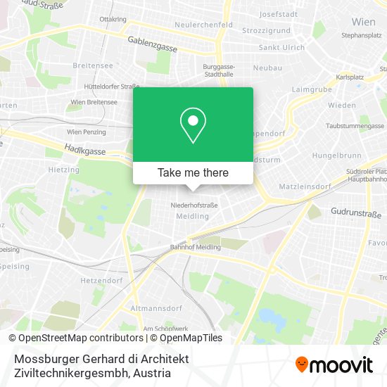 Mossburger Gerhard di Architekt Ziviltechnikergesmbh map