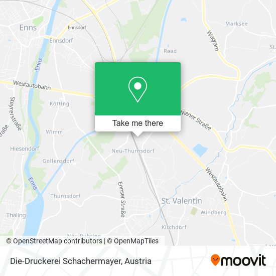 Die-Druckerei Schachermayer map