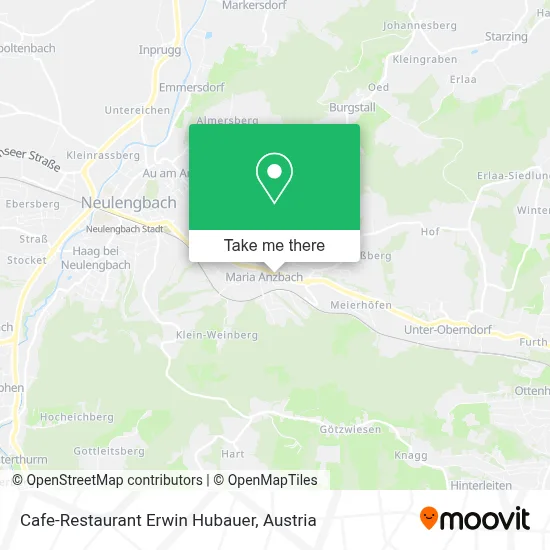 Cafe-Restaurant Erwin Hubauer map