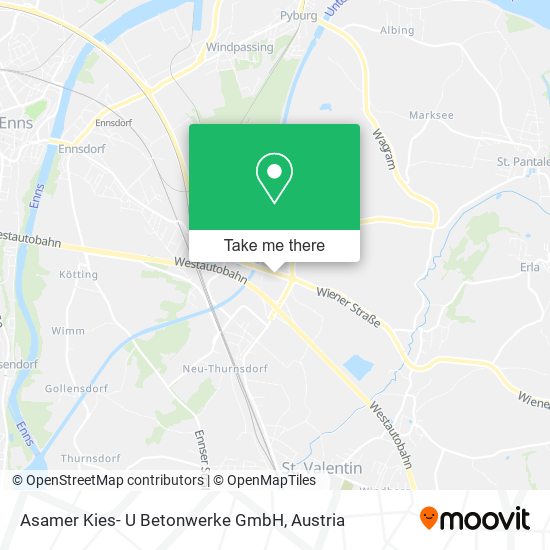 Asamer Kies- U Betonwerke GmbH map