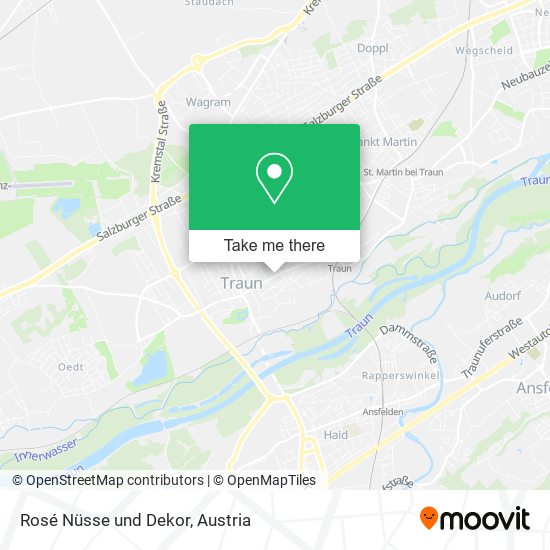 Rosé Nüsse und Dekor map