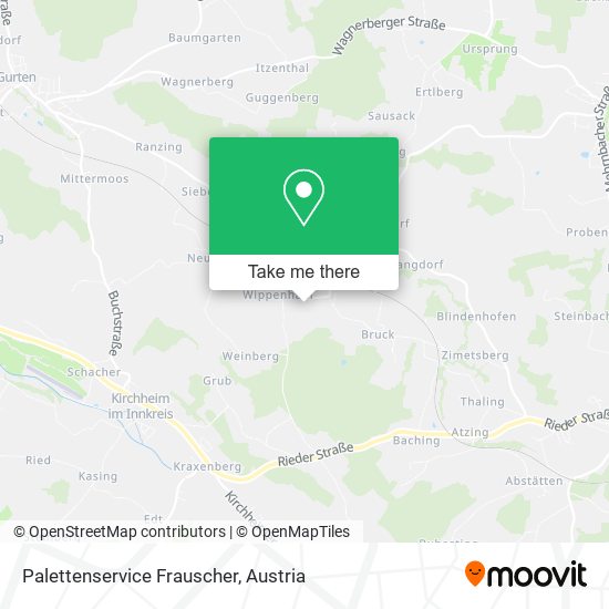 Palettenservice Frauscher map