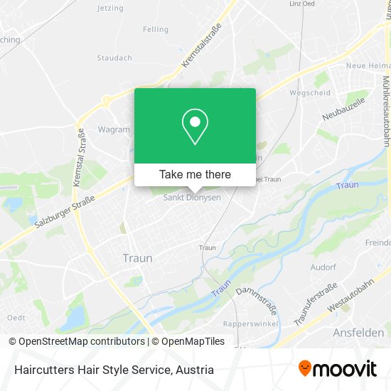 Haircutters Hair Style Service map