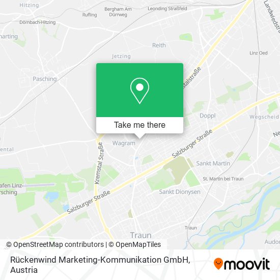 Rückenwind Marketing-Kommunikation GmbH map