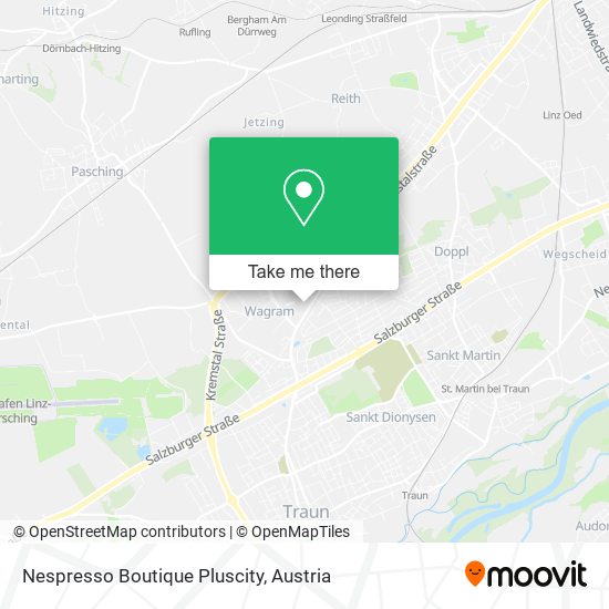 Nespresso Boutique Pluscity map