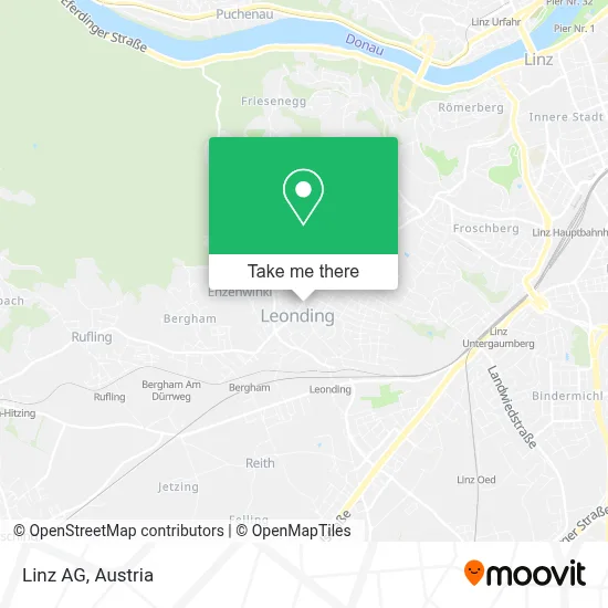 Linz AG map