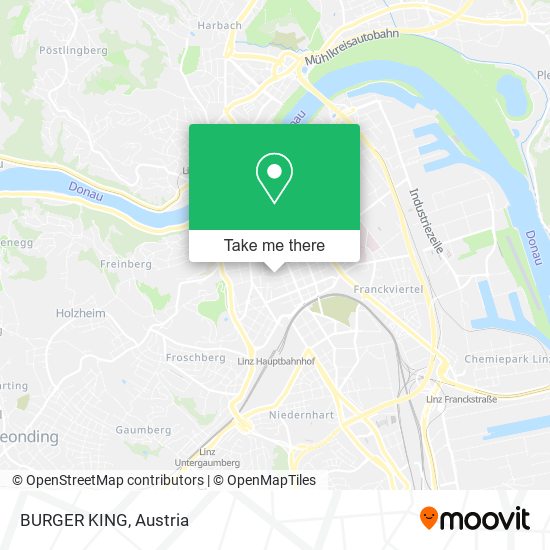 BURGER KING map