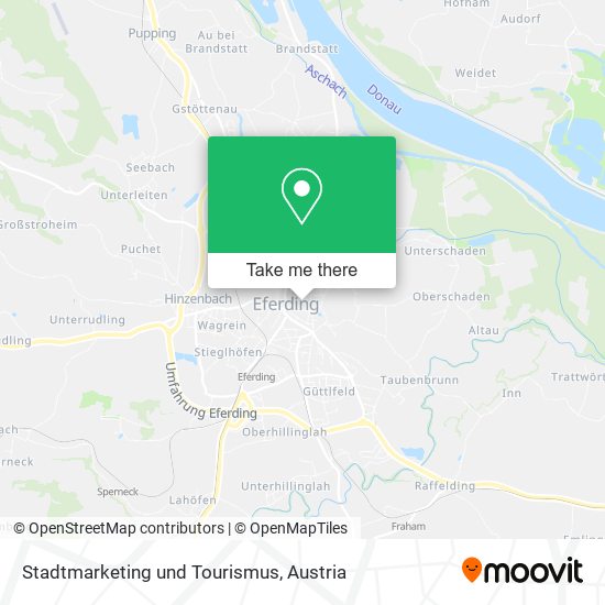Stadtmarketing und Tourismus map