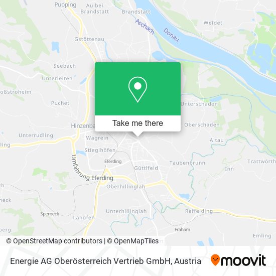 Energie AG Oberösterreich Vertrieb GmbH map