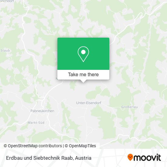 Erdbau und Siebtechnik Raab map