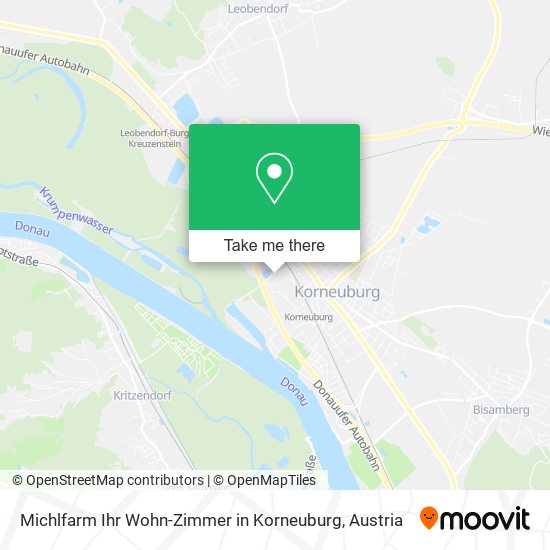 Michlfarm Ihr Wohn-Zimmer in Korneuburg map