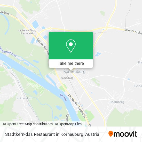 Stadtkern-das Restaurant in Korneuburg map