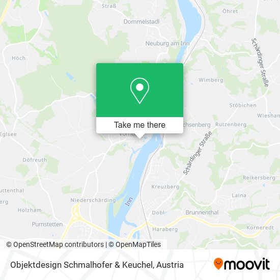 Objektdesign Schmalhofer & Keuchel map