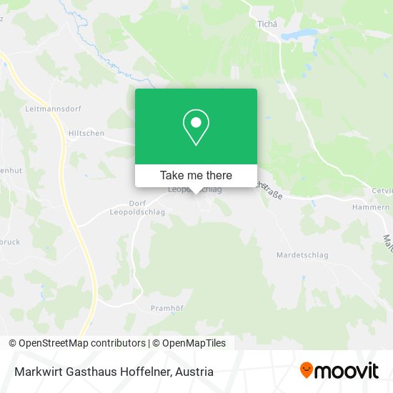 Markwirt Gasthaus Hoffelner map